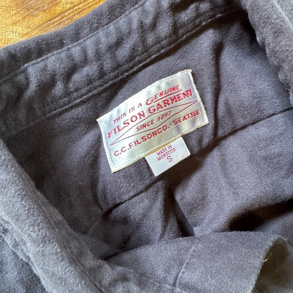 Filson Solid Flannel Workshirt